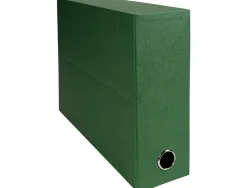 Boite transfert exacompta iderama carton recouvert papier toile 15/10e 25x33cm dos 90mm oeillet prehension