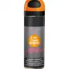 Bombe peinture first loisirs delimitation ephemere base craie coloris orange aerosol 500ml