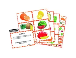Bon point cleopatre images aliiments fruits legumes 9x6cm lot de 120 unites