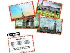 Bon point cleopatre photos paysages et monuments 9x14cm lot de 48 unités