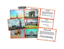 Bon point cleopatre photos monuments 9x6cm lot de 120 unites