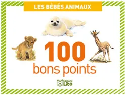 Bon point éditions lito bébés animaux texte pédagogique au verso 61x82mm boîte 100 unités