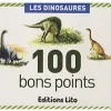 Bon point éditions lito dinosaures texte pédagogique au verso 61x82mm boîte 100 unités