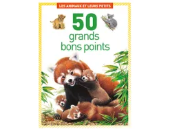 Bon point éditions lito les animaux et leurs petits texte pédagogique au verso 102x140mm boîte 50 unités