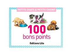 Bon point éditions lito petits chats & petits chiens texte pédagogique au verso 61x82mm boîte 100 unités
