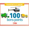 Bon point editions lito transports et engins 61x82mm boite 100 unites