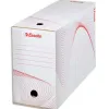 Boîte archives esselte carton ondulé kraft blanc dos 15 cm conditionnement caisse