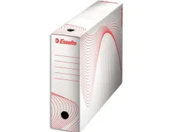Boîte archives esselte carton ondulé kraft blanc dos 10 cm conditionnement caisse