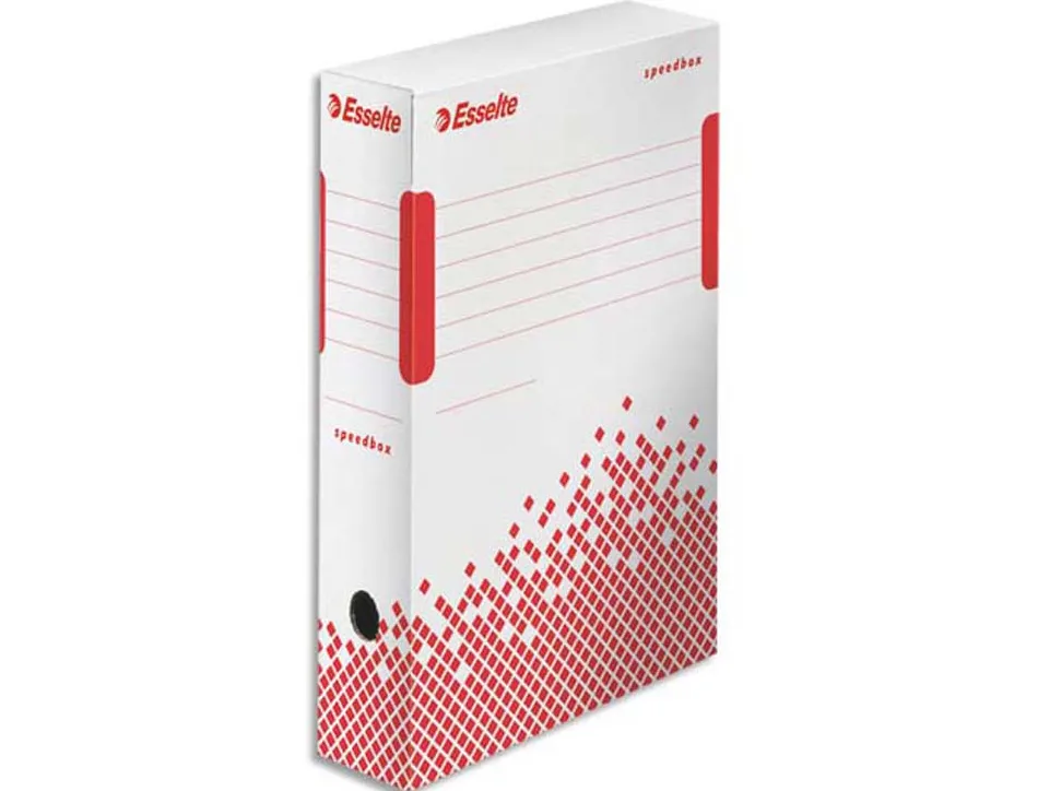 Boîte archives esselte speed box dos 8 cm