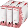Boîte archives esselte speedbox carton recyclable 350x250mm fond automatique dos 100mm