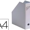 Boîte classement elba pan coupé pvc 320x240mm dos 100mm trou préhension porte-étiquette soudé livré plat coloris blanc