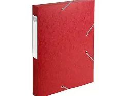 Boîte classement exacompta nature future carte lustrée 7/10e a4+ 240x320mm dos 40mm 600g coloris rouge