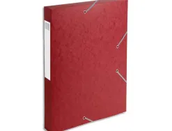 Boîte classement exacompta nature future carte lustrée 7/10e a4+ 240x320mm dos 40mm 600g coloris rouge