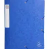 Boîte classement exacompta nature future carte lustrée 5/10e a4+ 240x320mm dos 25mm 400g coloris bleu