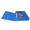 Boîte classement exacompta exabox carte lustrée 7/10e a4+ 25x33cm dos 6cm coloris bleu