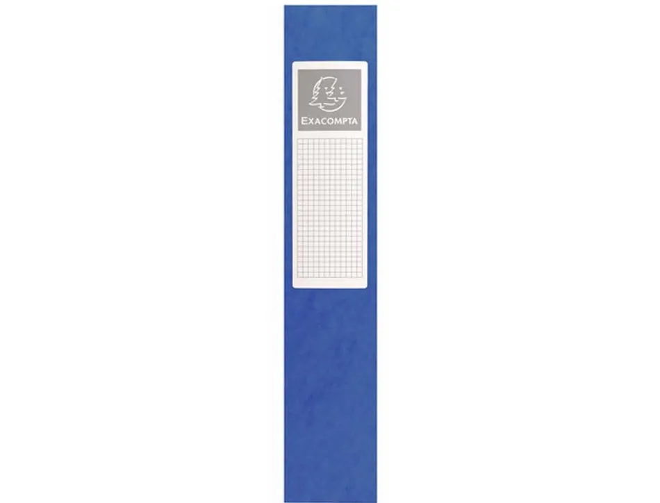 Boîte classement exacompta exabox carte lustrée 7/10e a4+ 25x33cm dos 6cm coloris bleu