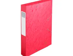Boîte classement exacompta nature future carte lustrée 7/10e a4+ 240x320mm dos 60mm 600g coloris rouge