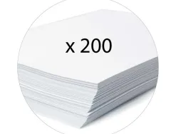 Boîte classement exacompta kreacover polypropylène opaque 7/10e couverture personnalisable dos 25mm coloris blanc