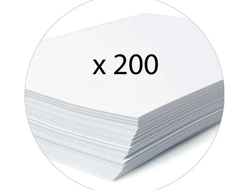 Boîte classement exacompta kreacover polypropylène opaque 7/10e couverture personnalisable dos 25mm coloris blanc