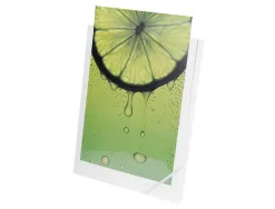 Boîte classement exacompta kreacover polypropylène opaque 7/10e couverture personnalisable dos 25mm coloris blanc