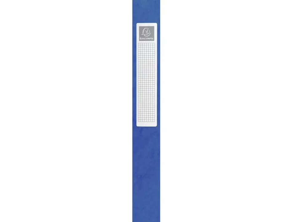 Boîte classement exacompta exabox carte lustrée 7/10e a4+ 25x33cm dos 4cm coloris bleu