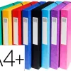 Boîte classement exacompta exabox carte lustrée 7/10e a4+ 25x33cm dos 4cm coloris assortis lot 8 unités
