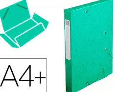 Boîte classement exacompta nature future carte lustrée 7/10e a4+ 240x320mm dos 40mm 600g coloris vert