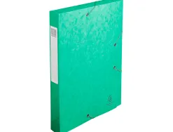 Boîte classement exacompta nature future carte lustrée 7/10e a4+ 240x320mm dos 40mm 600g coloris vert