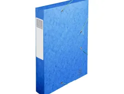 Boîte classement exacompta nature future carte lustrée 7/10e a4+ 240x320mm dos 60mm 600g coloris bleu