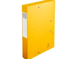 Boîte classement exacompta nature future carte lustrée 7/10e a4+ 240x320mm dos 60mm 600g coloris jaune