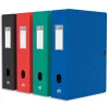 Boîte classement oxford memphis polypropylène opaque 7/10e dos 80mm bouton pression coloris assortis standard