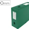 Boîte classement oxford memphis polypropylène 7/10e à plat 240x320mm dos 100mm bouton pression coloris vert
