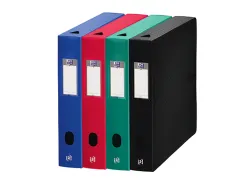 Boîte classement oxford memphis polypropylène opaque 7/10e dos 25mm élastique coloris assortis standard
