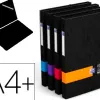 Boîte classement oxford nomad box étudiant carte lustrée 500g 250x330mm dos 25mm coloris assortis