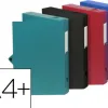 Boîte classement viquel polypropylène 8/10e dos 80mm fermeture patte bouton pression coloris assortis standard
