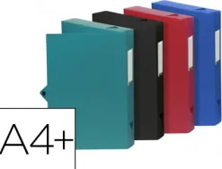 Boîte classement viquel polypropylène 8/10e dos 60mm fermeture patte bouton pression coloris assortis standard