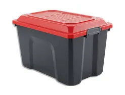 Boîte de rangement sundis locker diy 100% recyclé 2 poignées 60 l 58 x 38,5 x 36,5 cm