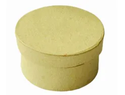 Boîte en carton à décorer forme ronde diamètre 7mm hauteur 3.9cm