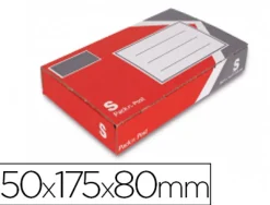 Boîte expédition postale gpv pack'n post 250x175x80mm taille s emplacement précasé livrée plat