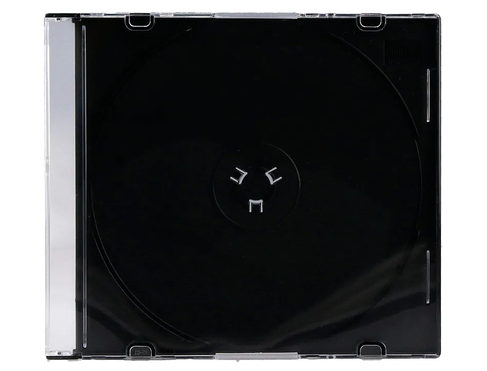 Boîtier cd/dvd q-connect slim coloris noir boîte 25 unités