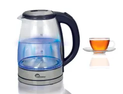 Bouilloire lectrique verre 1,7l 2000w sans fil anti calcaire