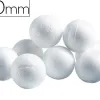Boule cellulose univers de piwi diamètre 60mm coloris blanc sachet 20 unités