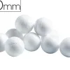 Boule cellulose univers de piwi diamètre 30mm coloris blanc sachet 50 unités