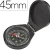 Boussole jpc couvercle cadran luminescent repérage direction boucle attache diamètre 45mm