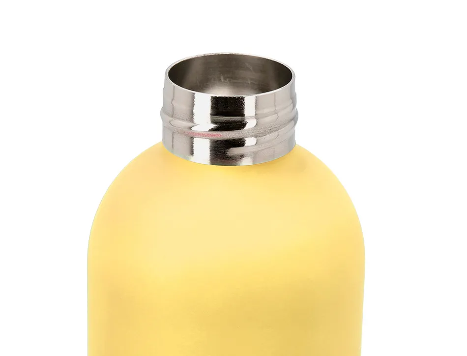 Bouteille isotherme antartik acier inoxydable sans bpa 500ml coloris jaune