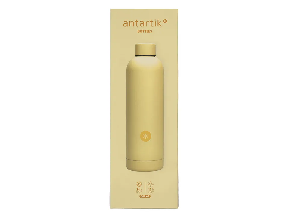 Bouteille isotherme antartik acier inoxydable sans bpa 500ml coloris jaune