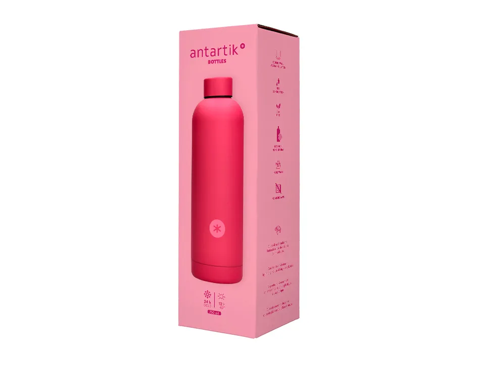 Bouteille isotherme antartik acier inoxydable sans bpa 750ml coloris fuchsia