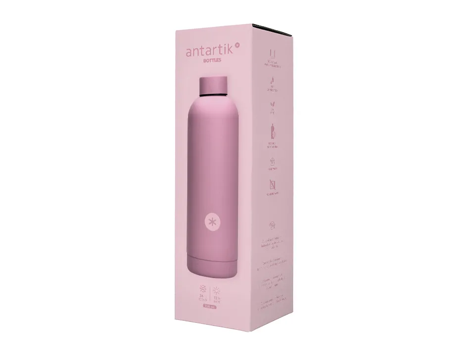 Bouteille isotherme antartik acier inoxydable sans bpa 750ml coloris rose
