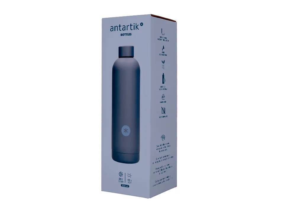 Bouteille isotherme antartik acier inoxydable sans bpa 500ml coloris bleu