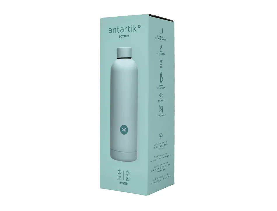 Bouteille isotherme antartik acier inoxydable sans bpa 500ml coloris menthe